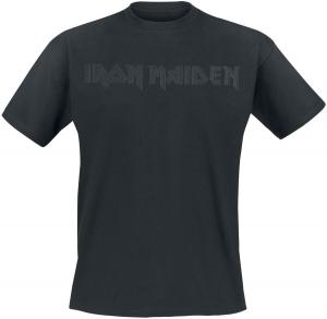 Футболка Black On Black Logo от Iron Maiden