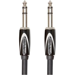 Балансный межблочный кабель Roland Black Series 1/4" TRS-1/4" TRS, 15 футов, черный