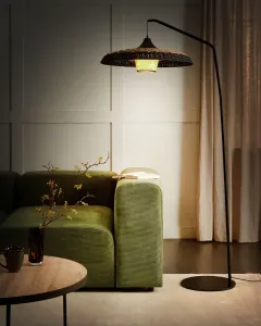 Торшер Beliani, черный