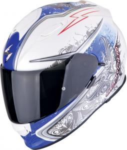 Шлем Scorpion EXO-491 Run, White/Blue
