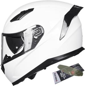 Шлем мотоциклетный ILM 129M, белый