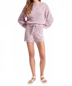 Марлевый трикотажный шорты с кулиской в фиолетовом цвете Seafolly