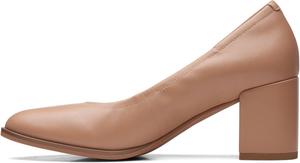 Женские кроссовки на высоком каблуке Clarks Freva55, Praline Le