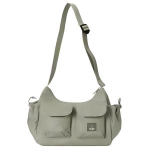 MLB Полиамидная кроссбоди сумка через плечо унисекс зеленая