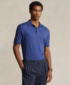Мужская классическая поло из мягкого хлопка Polo Ralph Lauren, фиолетовый