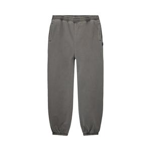 Штаны Stussy из флиса, окрашенного в пигмент, темно-серый