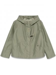 Куртка с капюшоном Fay, зеленый