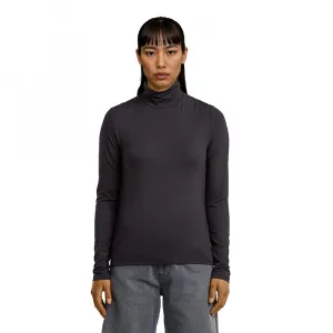 Футболка с длинным рукавом G-Star Regular Mock, черный