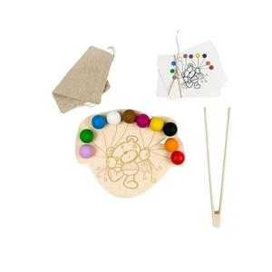 Мишка Тедди с воздушными шарами, деревянным пазлом, картографированием, моторикой, мячами. Inna marka