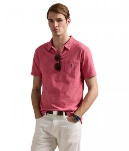 Рубашка Polo Ralph Lauren Standard Fit Cotton-Linen Polo Shirt, Adirondack Berry