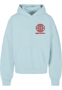 MJ Gonzales Толстовка 'Global Flame' в светло-голубом цвете