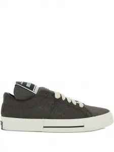 Кроссовки X Rick Owens DRKSHDW с низким верхом Converse, серый