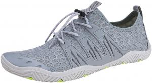 Обувь для воды MAYZERO для мужчин и женщин, для плавания и серфинга, пляжная и для бассейна, с широким носком, для походов, акваобувь, зимние домашние тапочки, серый