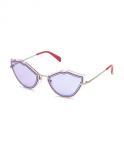 Серые металлические солнцезащитные очки Pucci, серый