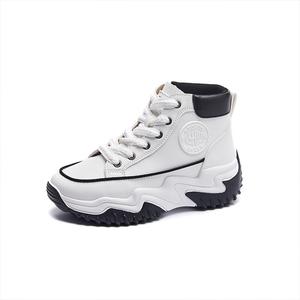 Кроссовки женские Lifestyle, средняя высота, белый/черный Foxer