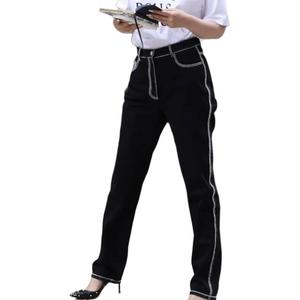 CHANEL Джинсы COCO NEIGE женские черные