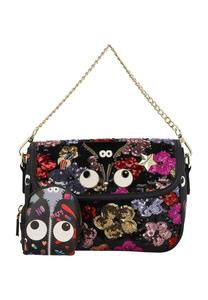 MYMO Сумка через плечо 'Eyetheme' в черном цвете