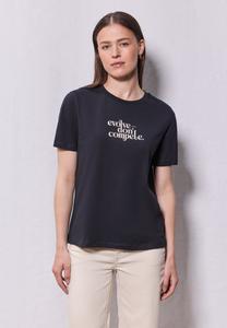 Футболка Street One Studio Print T-shirt, Blau/Dark Blue