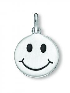ONE ELEMENT Кулон в виде смайлика из серебра 925 пробы, диаметр 12,5 мм