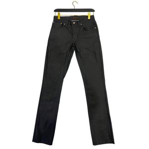 Черные хлопковые мужские джинсы Nudie Jeans