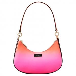 Сумка кроссбоди Sam Gradient Saffiano Leather портативная, маленькая женская сумка через плечо розовый мультиколор Kate Spade, Set (Bag+Dust Bag)