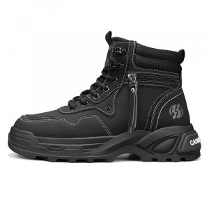 HUANAI Мужские черные ботинки Martin, цвет Black