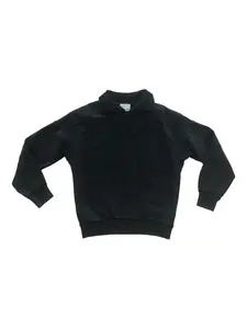 Ребристый свитер с застежкой-молнией на горловине MARANT, черный