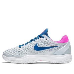 Кроссовки zoom cage 3 'half blue pink blast' Nike, серый