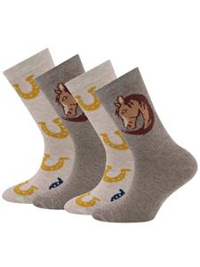 Носки EWERS Pferd/Hufeisen, серый