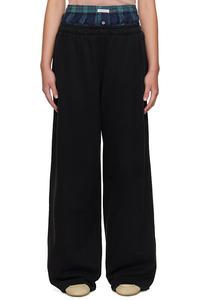 Acne Studios Черные многослойные спортивные штаны