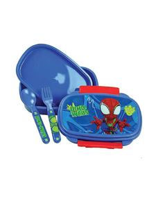 Коробка для сэндвичей Dino-Webs + набор столовых приборов MARVEL Spider-Man