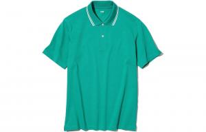 Рубашка поло мужская зеленая Uniqlo, зеленый