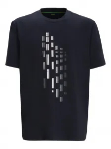 Футболка с графичным принтом Boss, серый