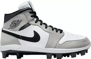 Мужские высокие бейсбольные бутсы Nike Jordan 1 Retro MCS, серый/черный
