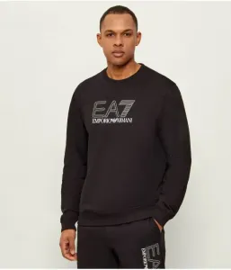 Толстовка regular fit Ea7, черный