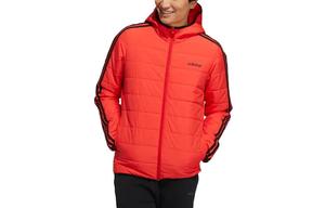 Стеганая куртка мужская черный/красный Adidas Neo