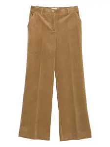 Вельветовые прямые брюки P.A.R.O.S.H., коричневый