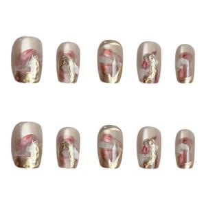 Искусственные ногти для женщин ORANOT, Cropped M, Suitable For Chubby Hand 16-12-13-12-9