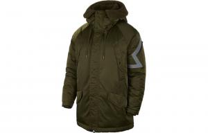 Пуховик мужской лесной зеленый Nike, зеленый