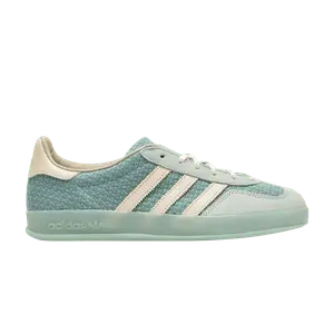 Кроссовки Adidas Gazelle Indoor, Cotton Weave Pack - Light Blue