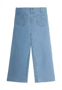 Широкие накладные карманы, мешковатые джинсы Jojo Maman Bébé, Denim Blue