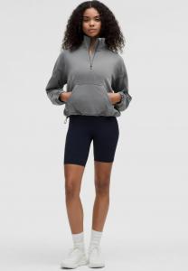Толстовка BRUSHED SOFTSTREME HALF ZIP lululemon, серый