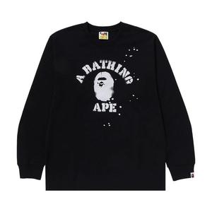 Футболка BAPE x Joshua Vibes College Long-Sleeve Tee, Black