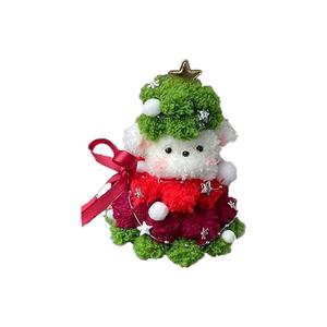 Плюшевый кулон Sweetheart Puppy Dolls высотой 15 см Abay, Strawberry Sweetheart Christmas Tree Puppy[Finished Product]