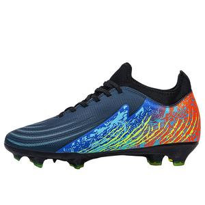 Дышащие и нескользящие детские футбольные бутсы для подростков AMICNIEGD, темно-синий