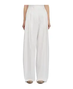 Белые поплиновые штаны-билли Thelatest, белый