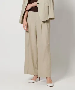 Широкие брюки Spiree IAS - Приятные на ощупь, защита от УФ-излучения, эластичные, можно стирать United Arrows, цвет Natural