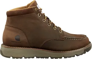 Мужские рабочие ботинки Carhartt Millbrook Moc Toe - 5-дюймовые ботинки с танкеткой, устойчивые к скольжению и электрическому току, из кожи с масляной отделкой, с дышащей мембраной и легкой межподошвой из ЭВА