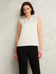Блузка Nina из сатина Hobbs, Ivory