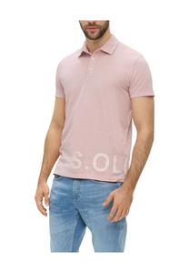 Рубашка-поло, хлопок, мужская s.Oliver, цвет Lilac Pink